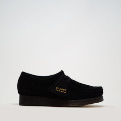 Clarks Originals Mens Wallabee Black Suede SHOES  - ZIGZAG Footwear