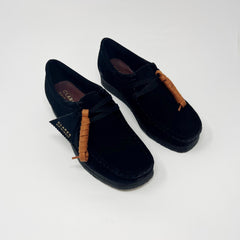 Clarks Originals Mens Wallabee Black Suede SHOES  - ZIGZAG Footwear