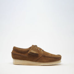 Clarks Originals Mens Wallabee Boat Cola Suede SHOES  - ZIGZAG Footwear