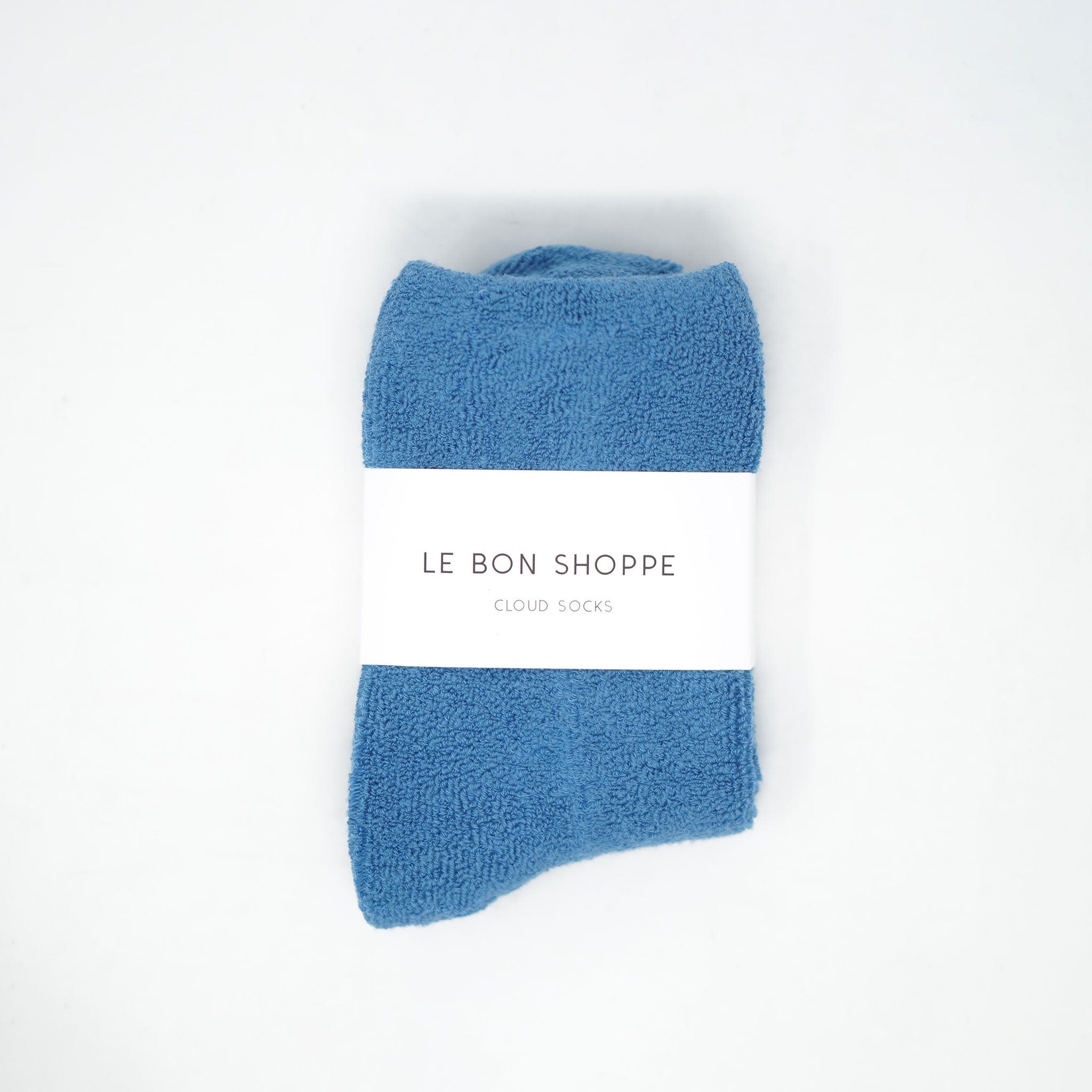 Le Bon Shoppe Cloud Socks Cerulian Socks  - ZIGZAG Footwear
