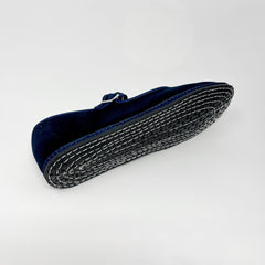 Vibi Venezia Velvet Mary Jane Blu SHOES - ZIGZAG Footwear