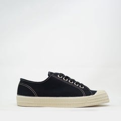 Novesta Star Master Contrast Stitch Black / Beige / Ecru TRAINERS  - ZIGZAG Footwear