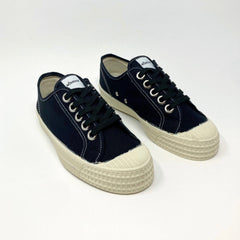 Novesta Star Master Contrast Stitch Black / Beige / Ecru TRAINERS  - ZIGZAG Footwear