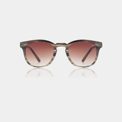 A.Kjærbede Sunglasses Bate Striped Horn SUNGLASSES  - ZIGZAG Footwear
