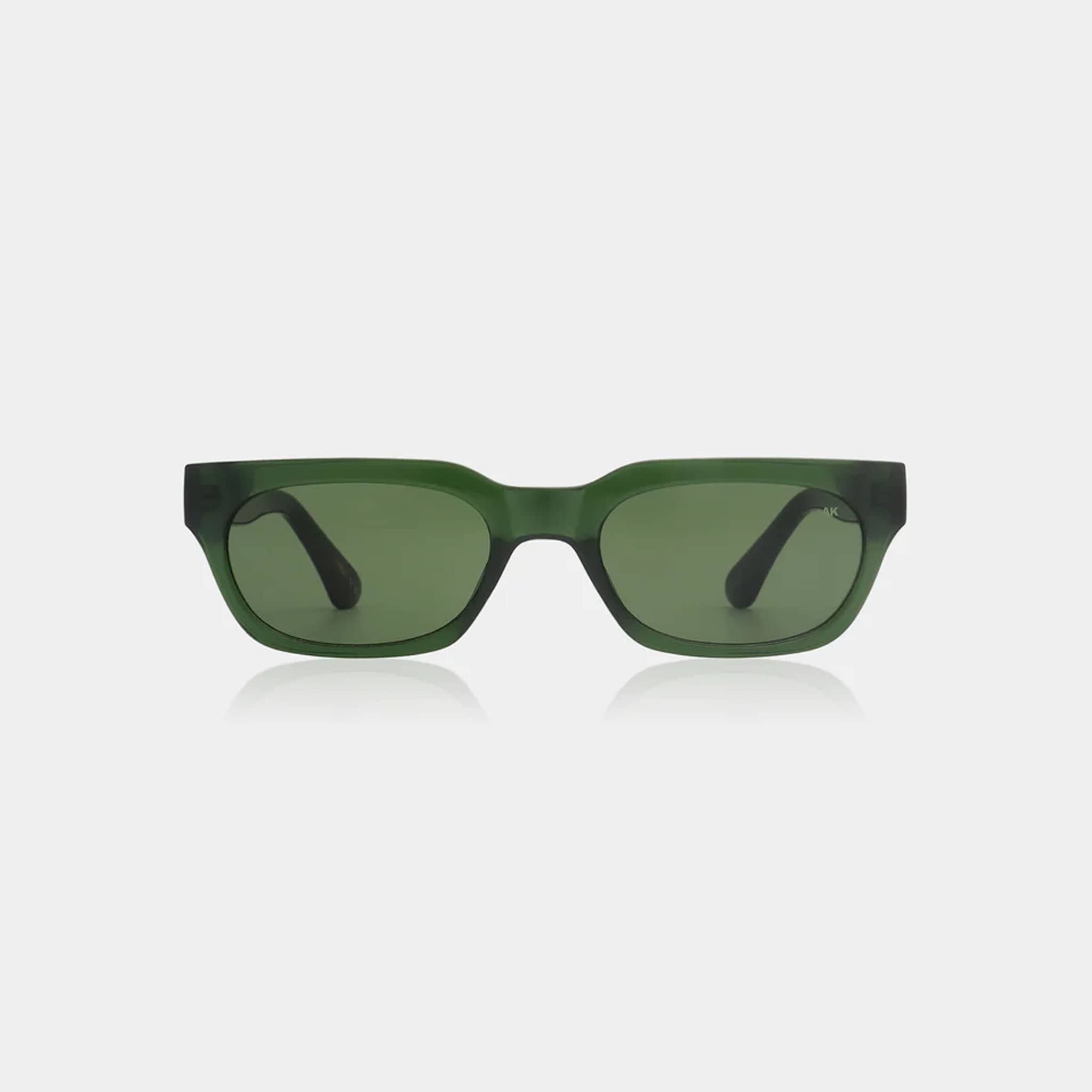 A.Kjærbede Sunglasses Bror Dark Green Transparent SUNGLASSES  - ZIGZAG Footwear