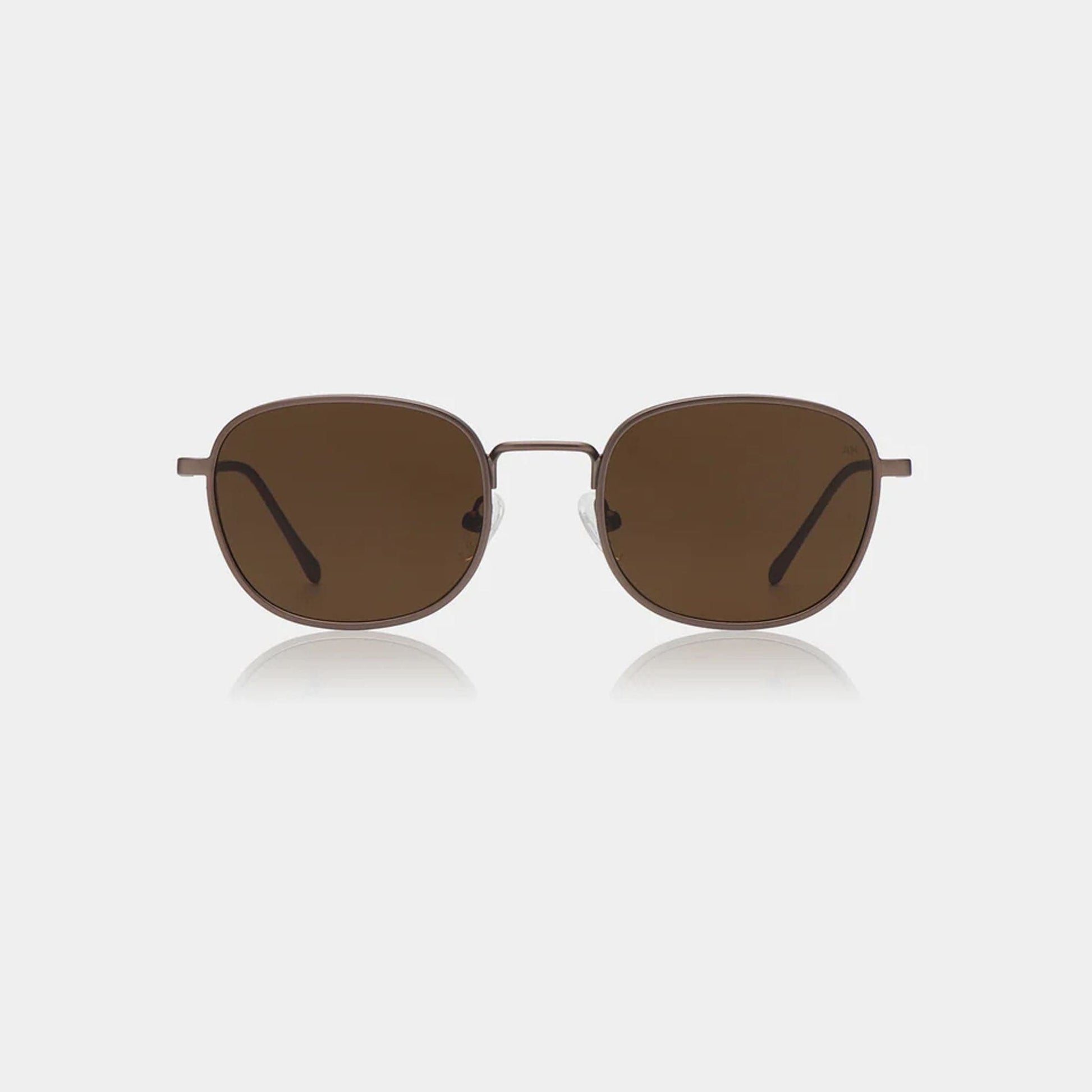 A.Kjærbede Sunglasses Hellow Matte Brown SUNGLASSES  - ZIGZAG Footwear