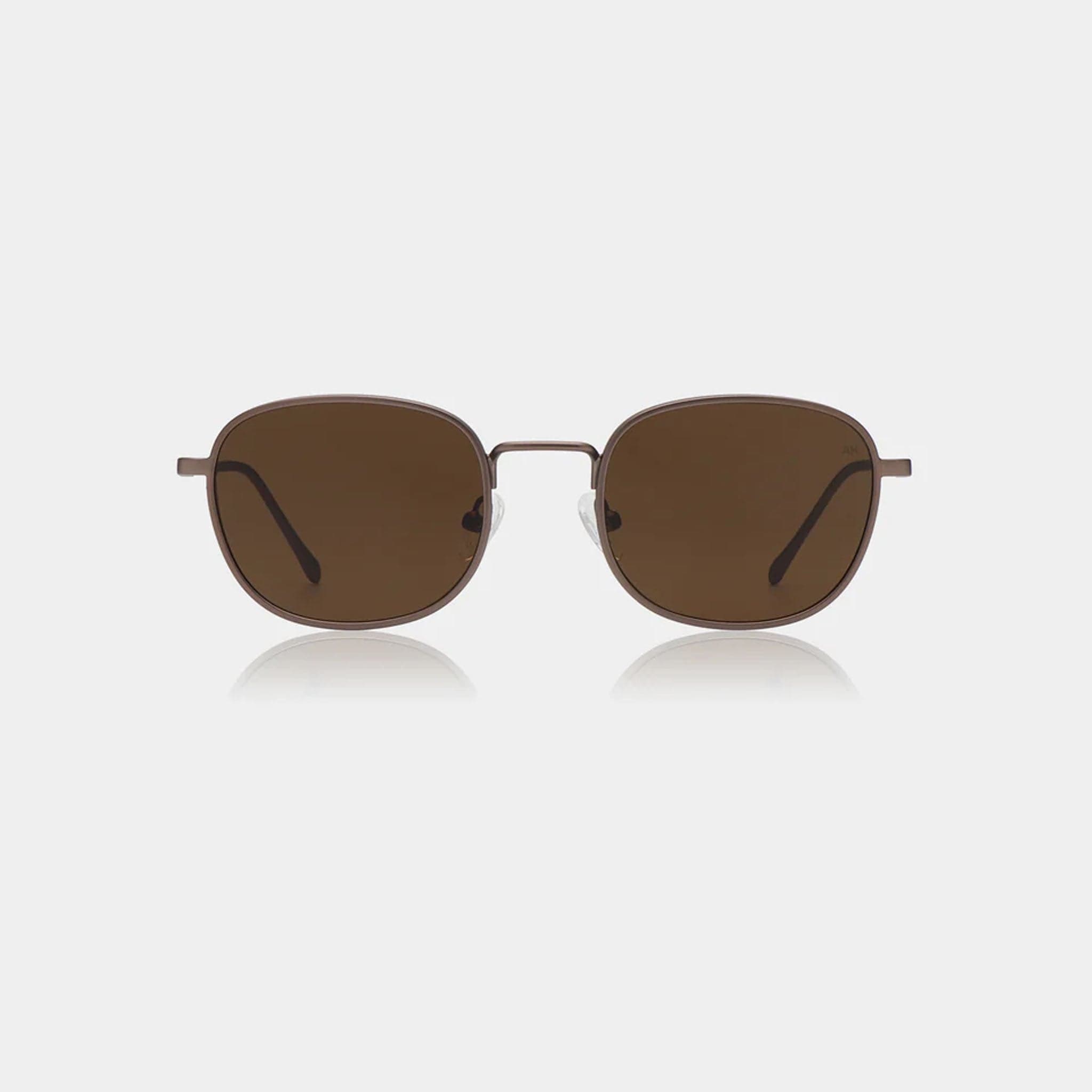 A.Kjærbede Sunglasses Hellow Matte Brown SUNGLASSES  - ZIGZAG Footwear