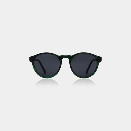 A.Kjærbede Sunglasses Marvin Green Marble Transparent SUNGLASSES  - ZIGZAG Footwear