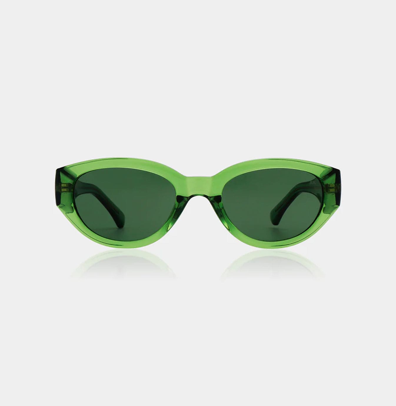 A.Kjærbede Sunglasses Winnie Light Olive Transparent SUNGLASSES  - ZIGZAG Footwear