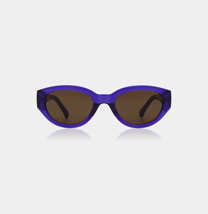 A.Kjærbede-Sunglasses-Winnie-Purple-Transparent SUNGLASSES  - ZIGZAG Footwear