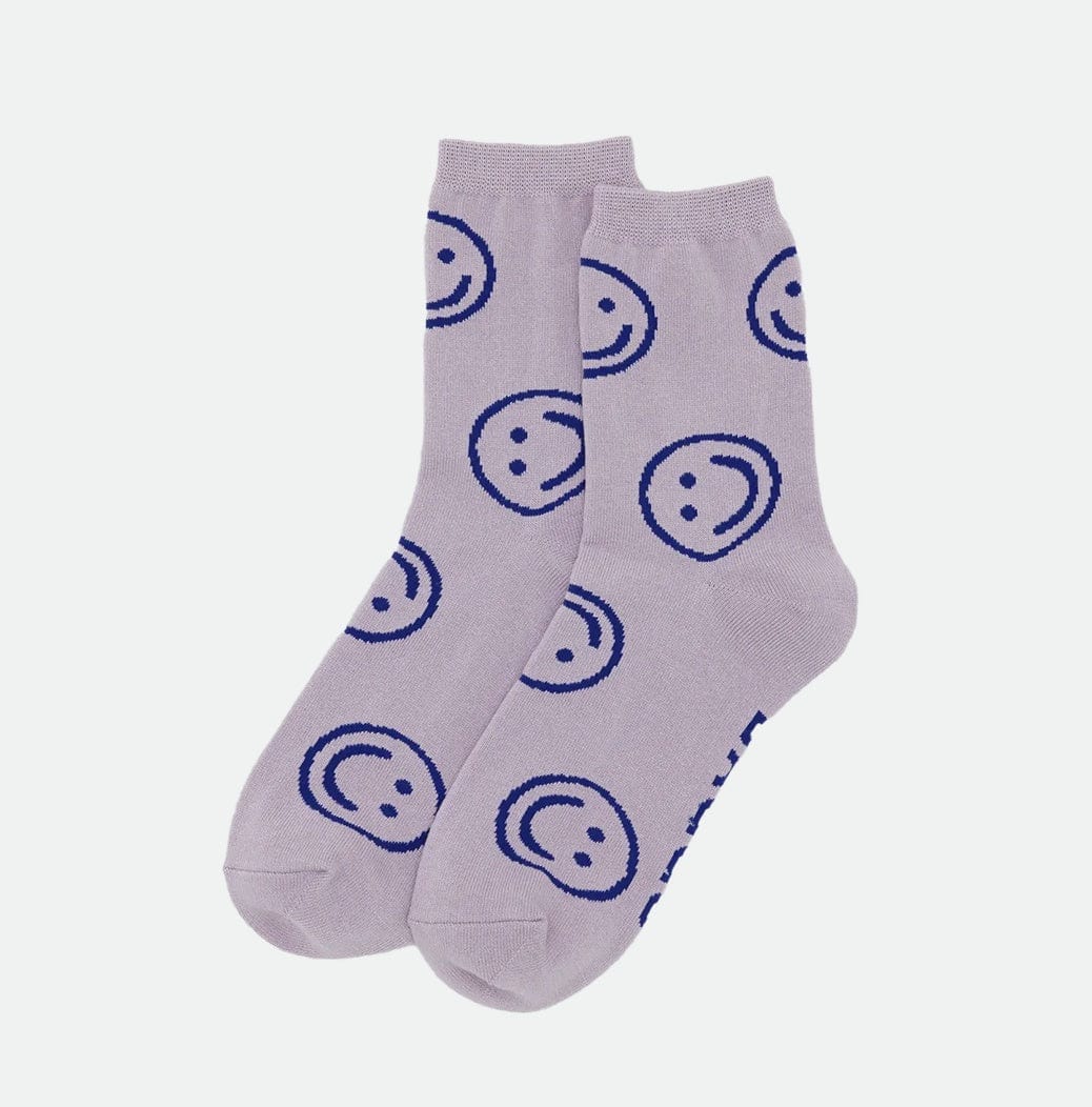Baggu Crew Sock Dusty Pink Happy Socks  - ZIGZAG Footwear