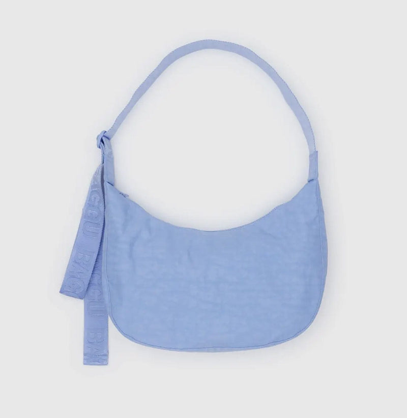 Baggu Medium Nylon Crescent Bag French Blue BAGS  - ZIGZAG Footwear