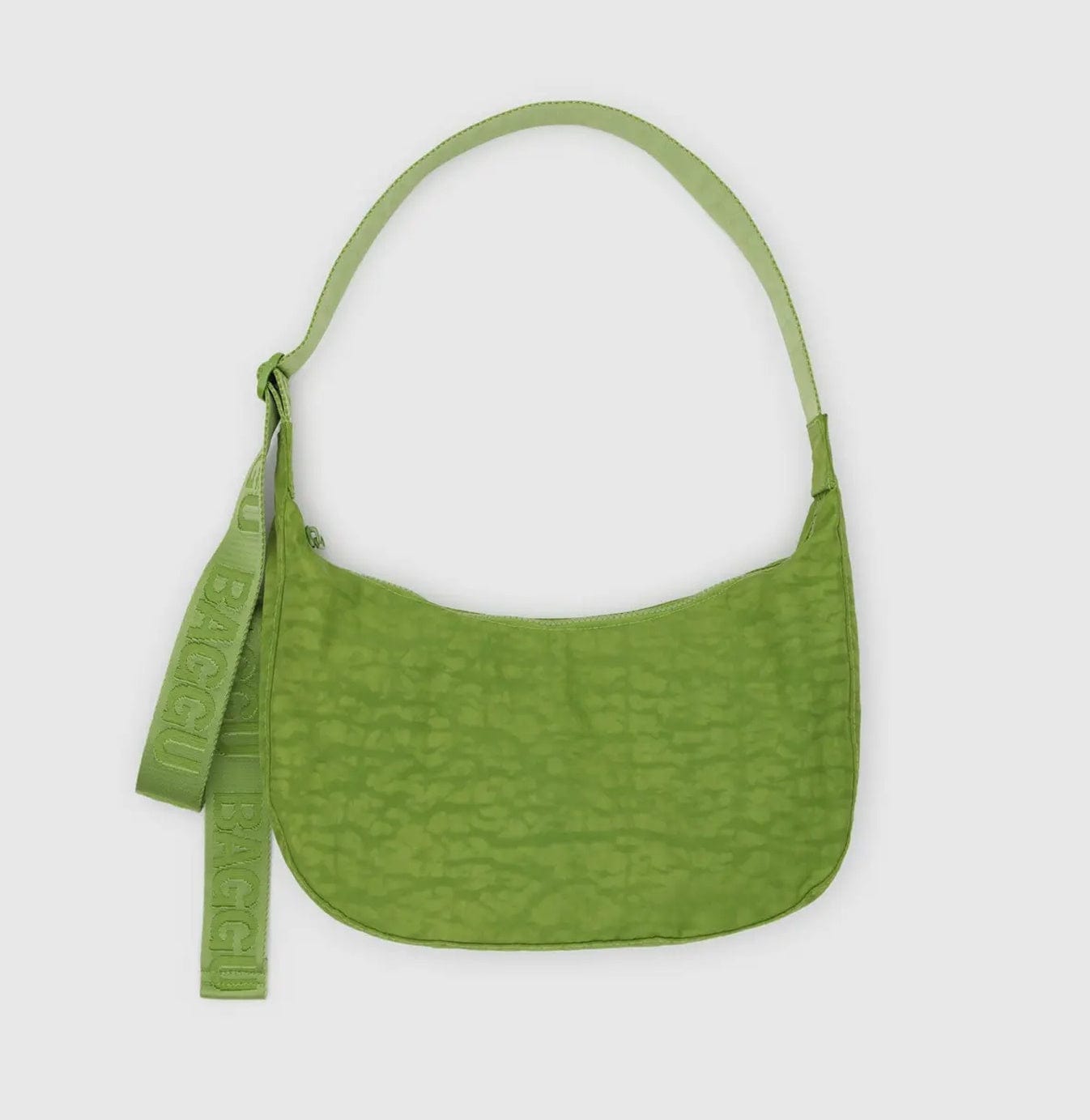 Baggu Medium Nylon Crescent Bag Green Juice BAGS  - ZIGZAG Footwear