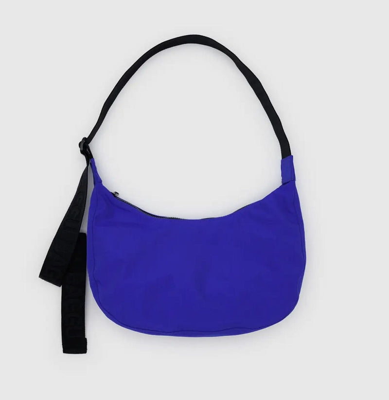 Baggu Medium Nylon Crescent Bag Lapis BAGS  - ZIGZAG Footwear