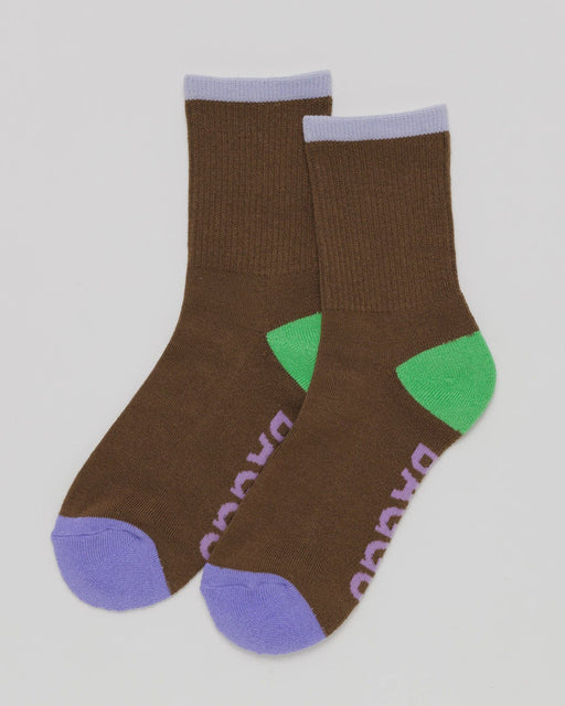Baggu-Ribbed-Sock-Tamarind-Mix Socks  - ZIGZAG Footwear