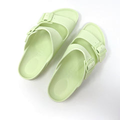 Birkenstock Arizona Eva Narrow Footbed Faded Lime SANDALS  - ZIGZAG Footwear