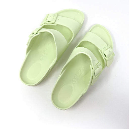 Birkenstock Arizona Eva Narrow Footbed Faded Lime SANDALS  - ZIGZAG Footwear