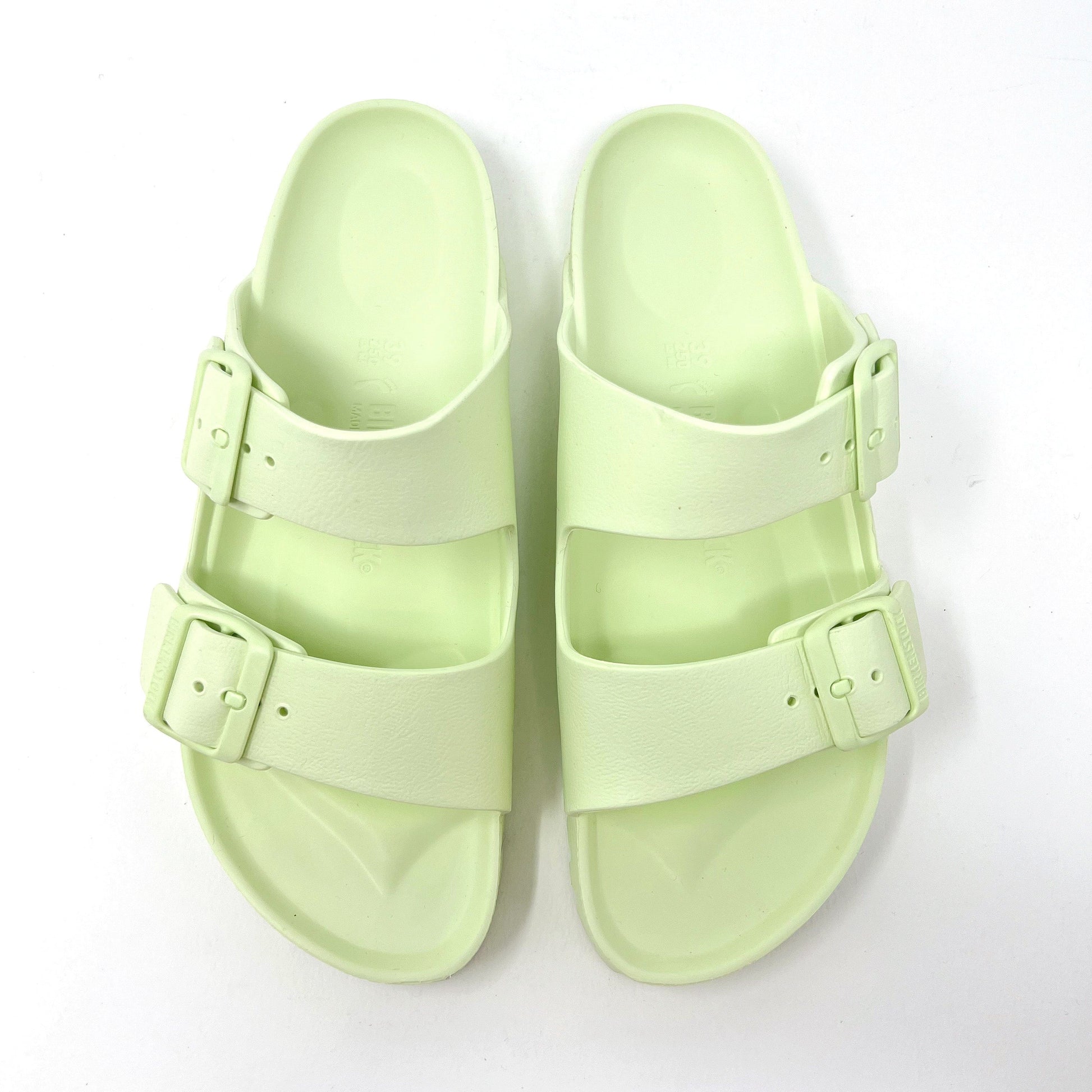 Birkenstock Arizona Eva Narrow Footbed Faded Lime SANDALS  - ZIGZAG Footwear