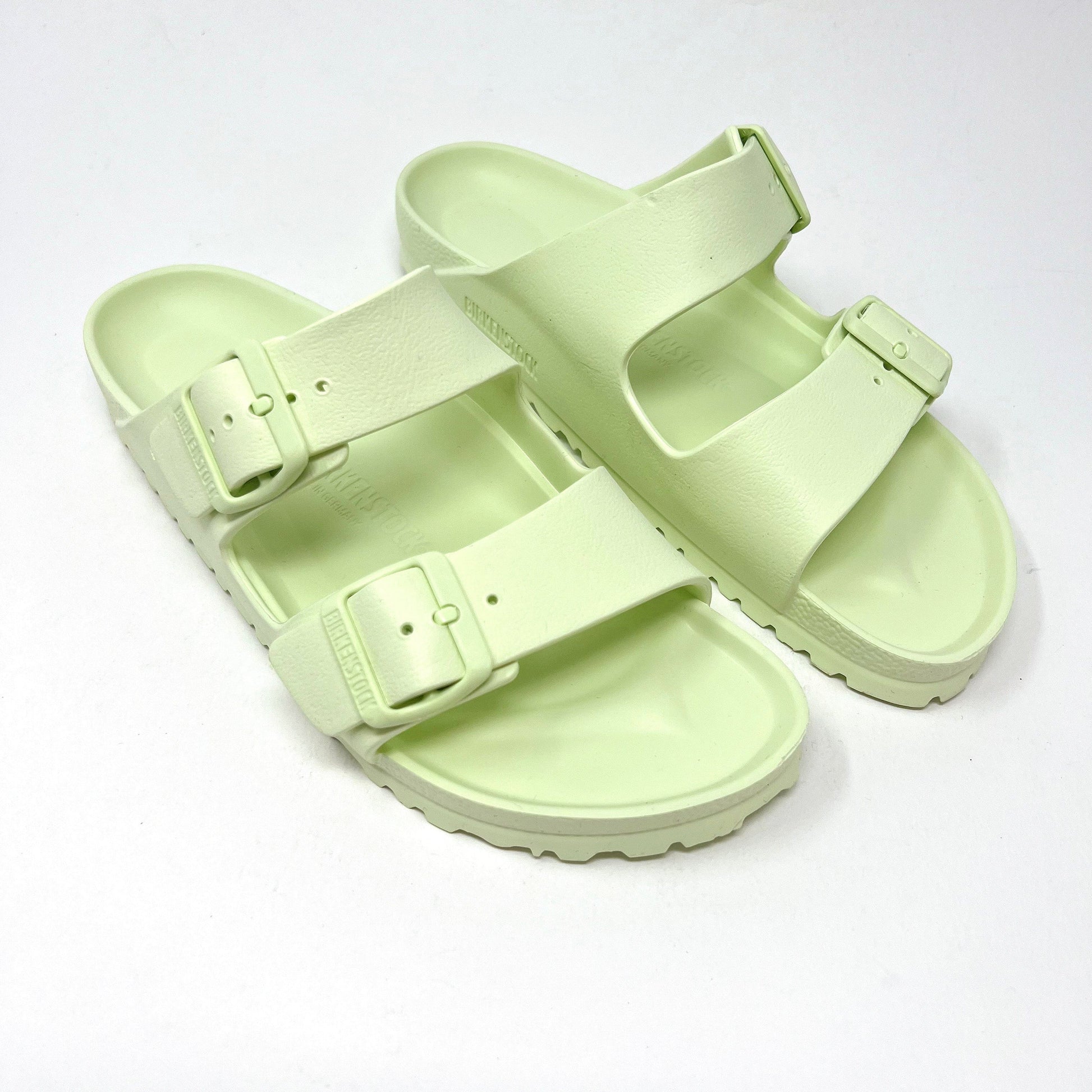 Birkenstock Arizona Eva Narrow Footbed Faded Lime SANDALS  - ZIGZAG Footwear