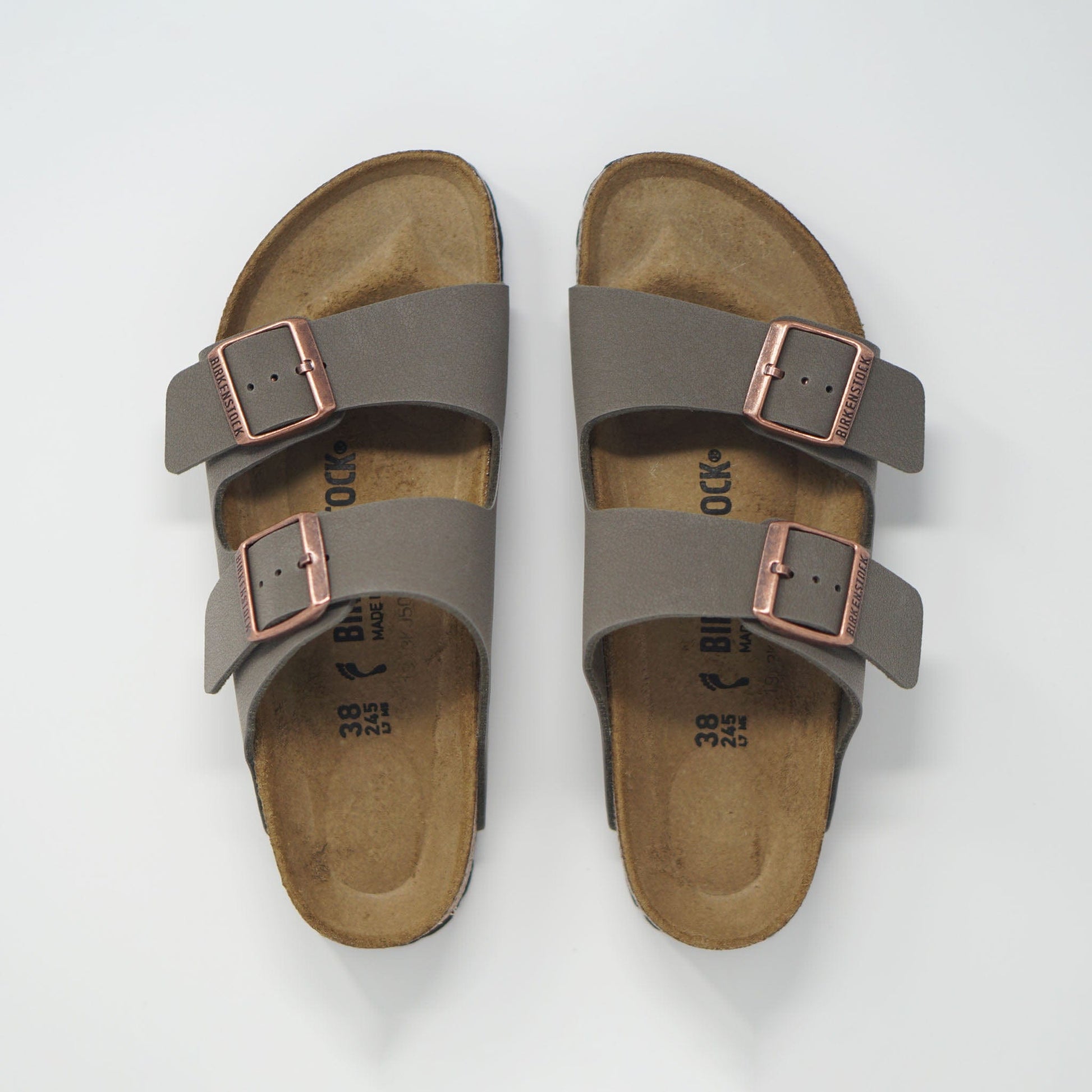 Birkenstock Arizona Narrow Footbed - Stone SANDALS  - ZIGZAG Footwear
