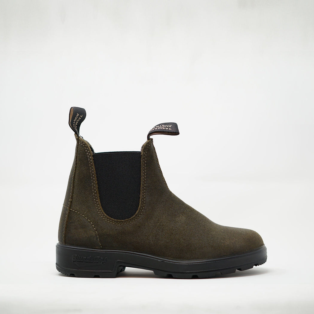 Blundstone 1615 Dark Olive Rub Suede BOOTS  - ZIGZAG Footwear