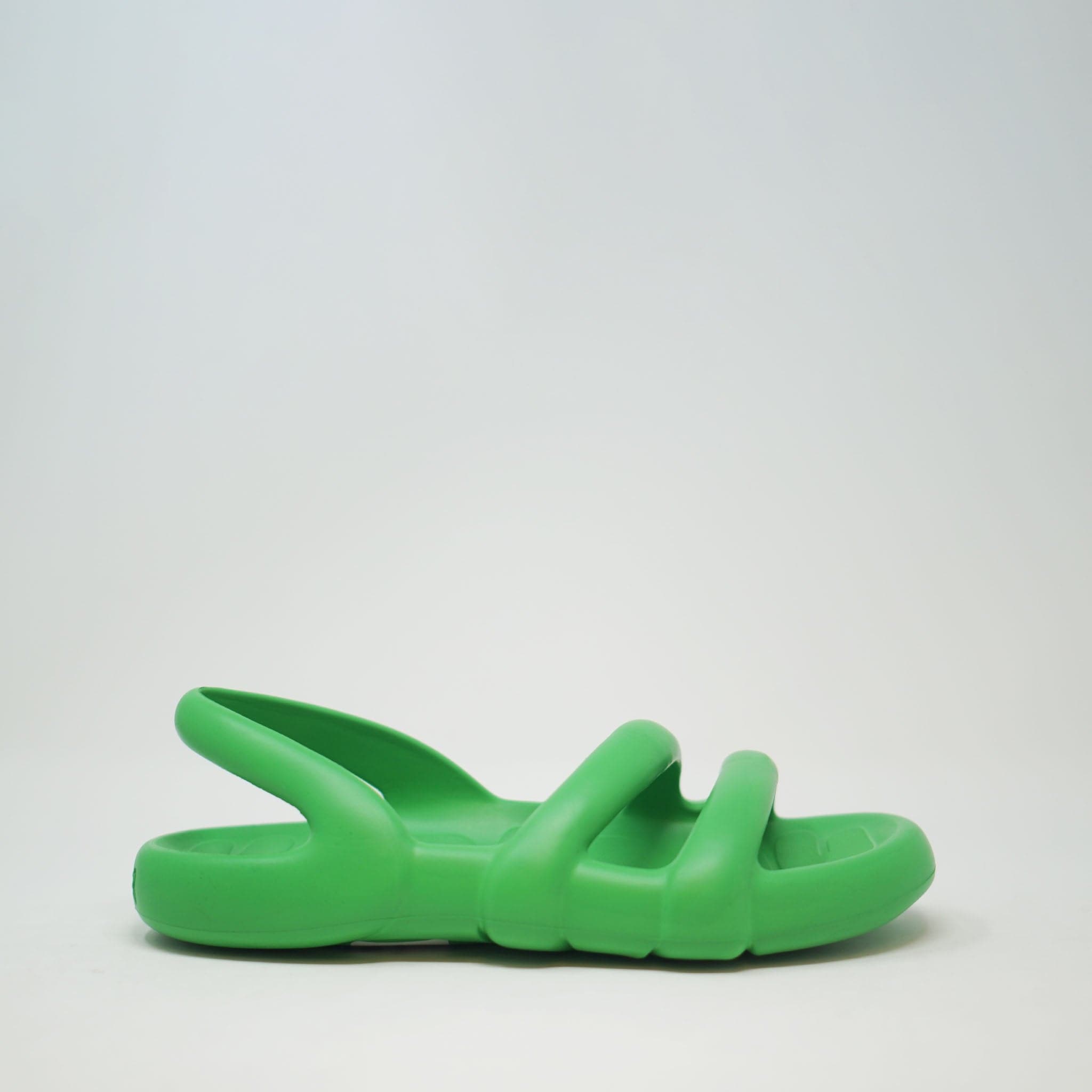 Camper Kobarah Flat Green Synthetic Sandal SANDALS  - ZIGZAG Footwear