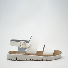 Camper Oruga Leather Strap Sandal White SANDALS  - ZIGZAG Footwear
