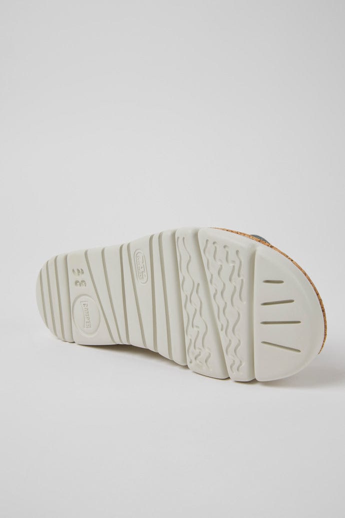 Camper Oruga Leather Strap Sandal White SANDALS  - ZIGZAG Footwear
