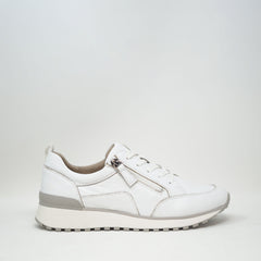 Caprice Betty Sneakers White Leather TRAINERS  - ZIGZAG Footwear