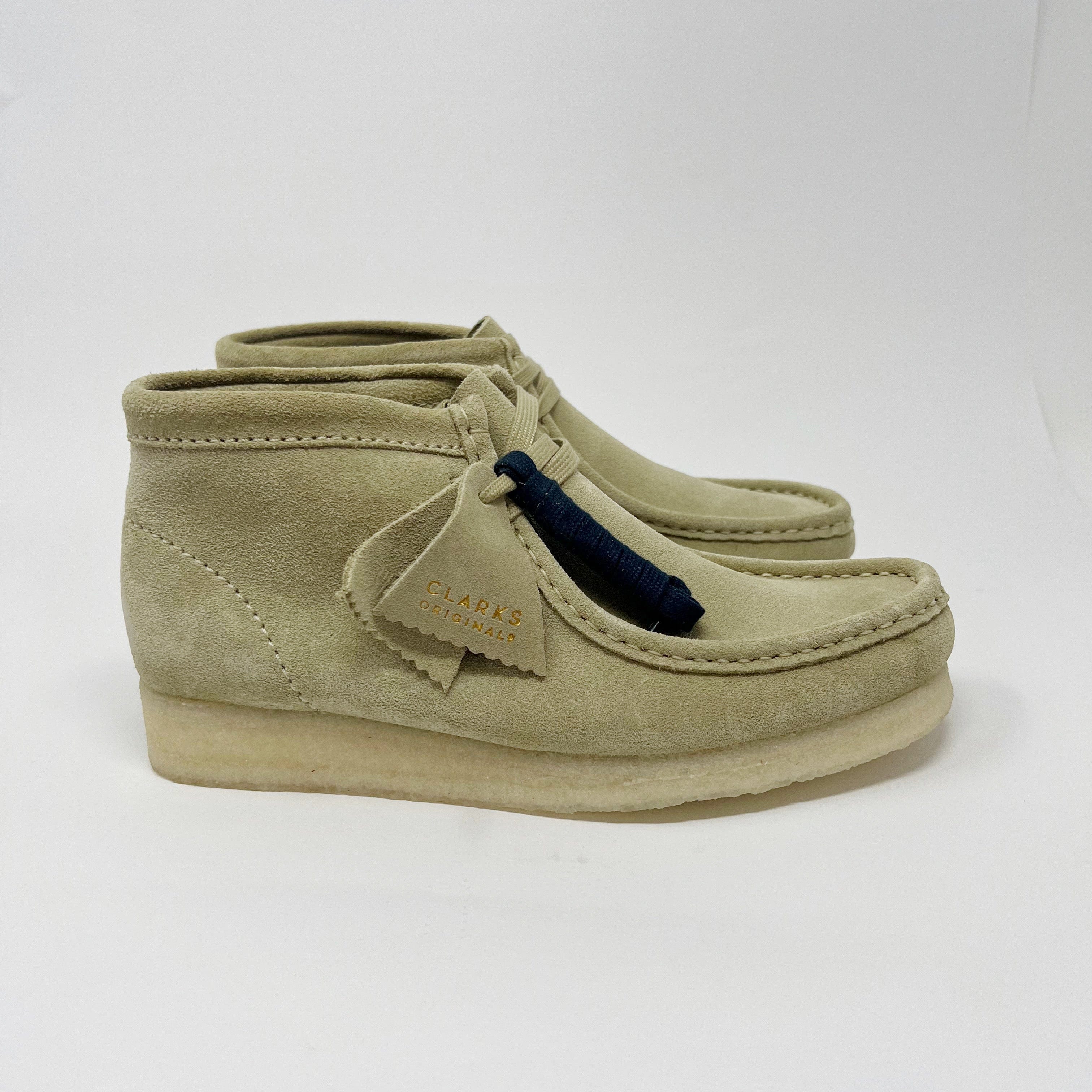 Clarks wallabee boot maple suede online