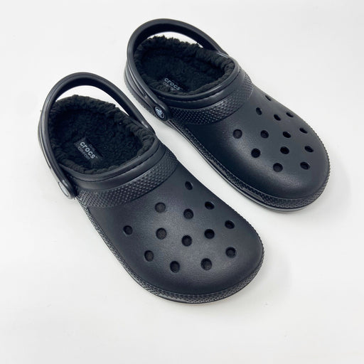 Crocs Classic Lined Clog Black / Black SHOES  - ZIGZAG Footwear