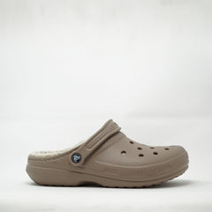 Crocs Classic Lined Clog Mushroom / Bone SHOES  - ZIGZAG Footwear
