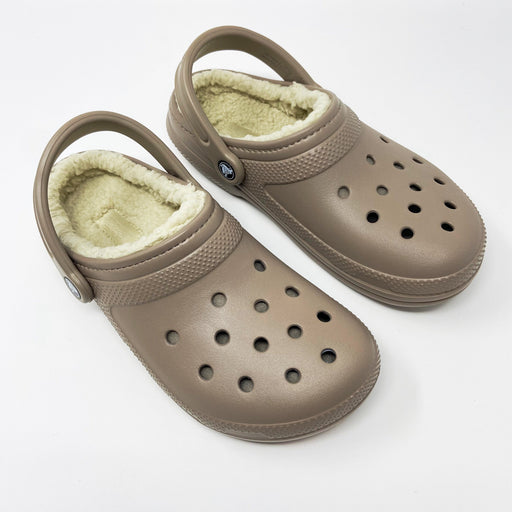 Crocs Classic Lined Clog Mushroom / Bone SHOES  - ZIGZAG Footwear