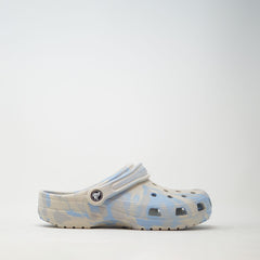 Crocs Classic Marbled Clogs Calcite / Multi SHOES  - ZIGZAG Footwear