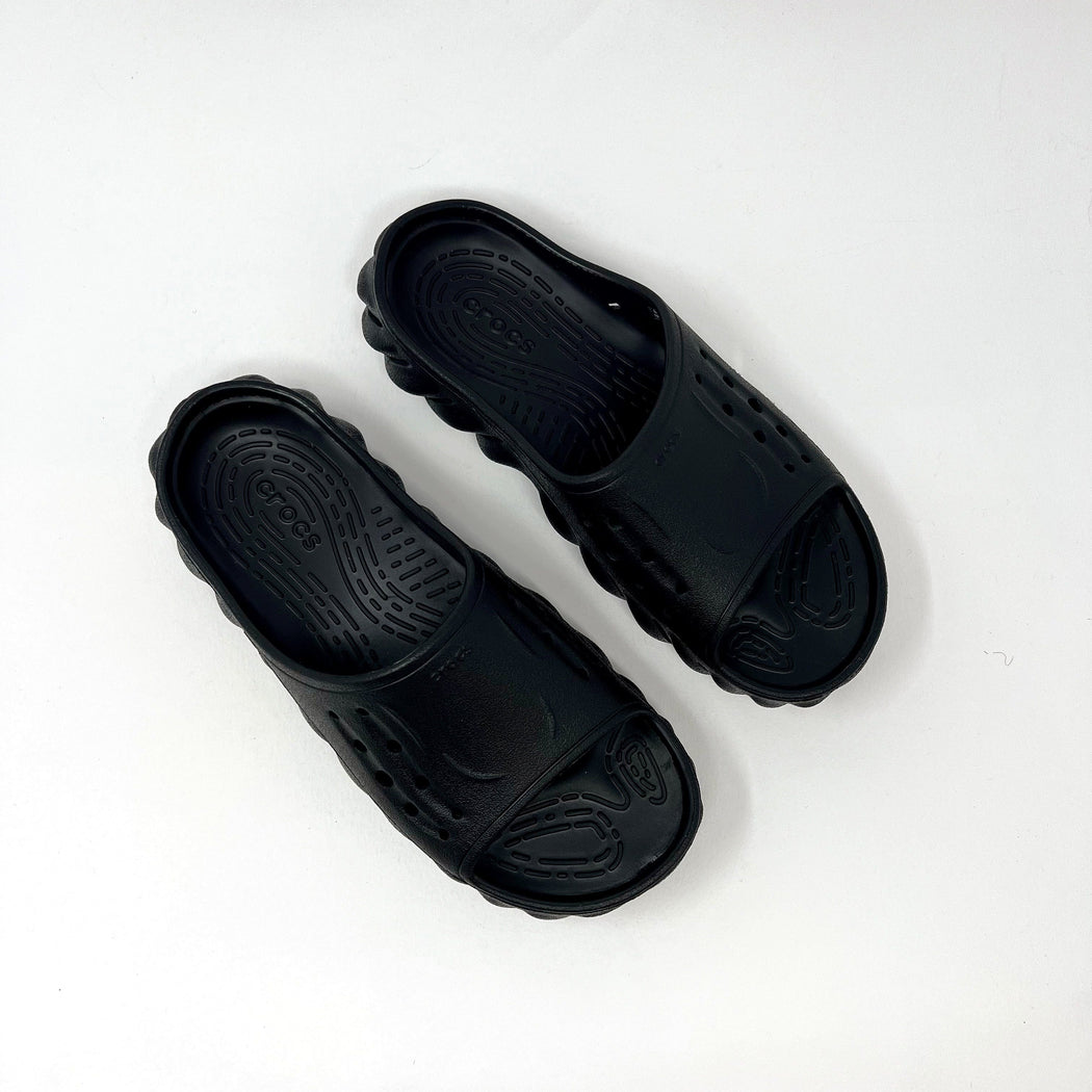 Crocs Echo Slide Black SANDALS  - ZIGZAG Footwear