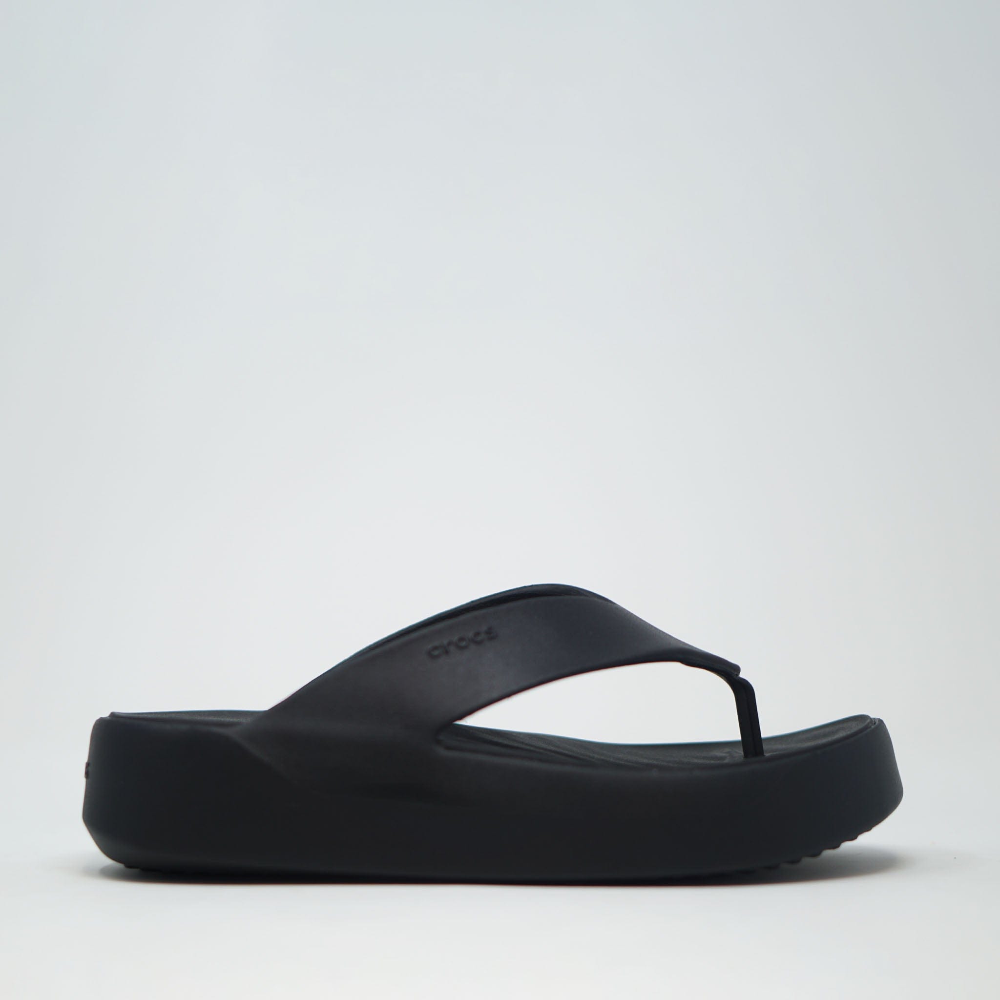 Crocs Getaway Platform Flip Sandal Black SANDALS  - ZIGZAG Footwear
