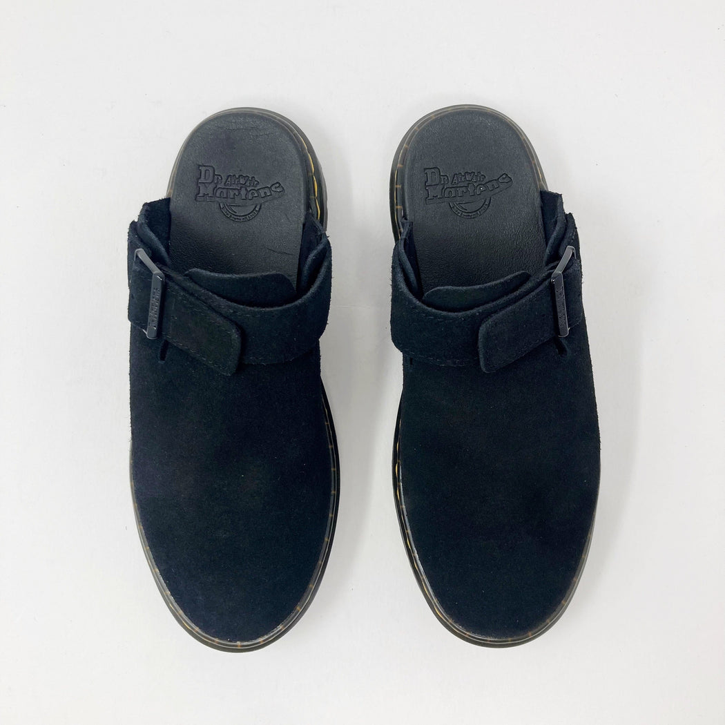 Dr Martens Carlson  Mules - Black SANDALS  - ZIGZAG Footwear