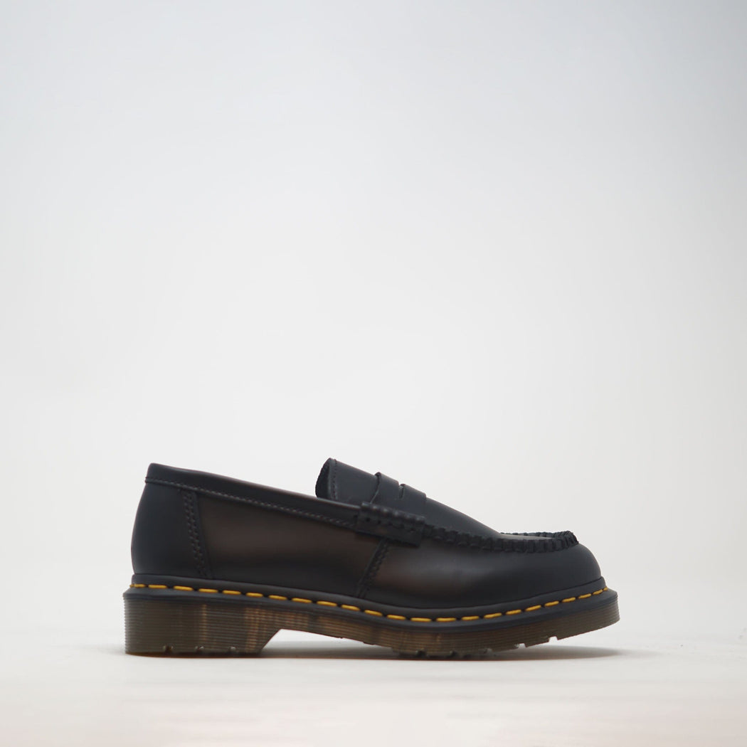 Dr Martens Penton Leather Shoes Black Smooth SHOES  - ZIGZAG Footwear