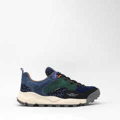 Flower Mountain Limited Edition Back Country W Suede/Sashiko Denim CC TRAINERS  - ZIGZAG Footwear