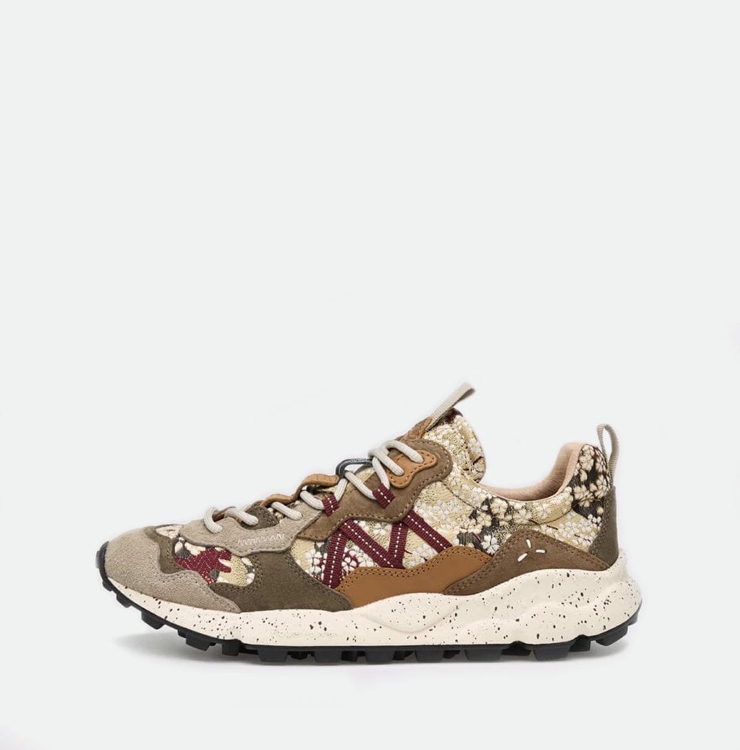 Flower Mountain Limited Edition Lenzan Nishijin Suede/Light Grey U1 TRAINERS  - ZIGZAG Footwear