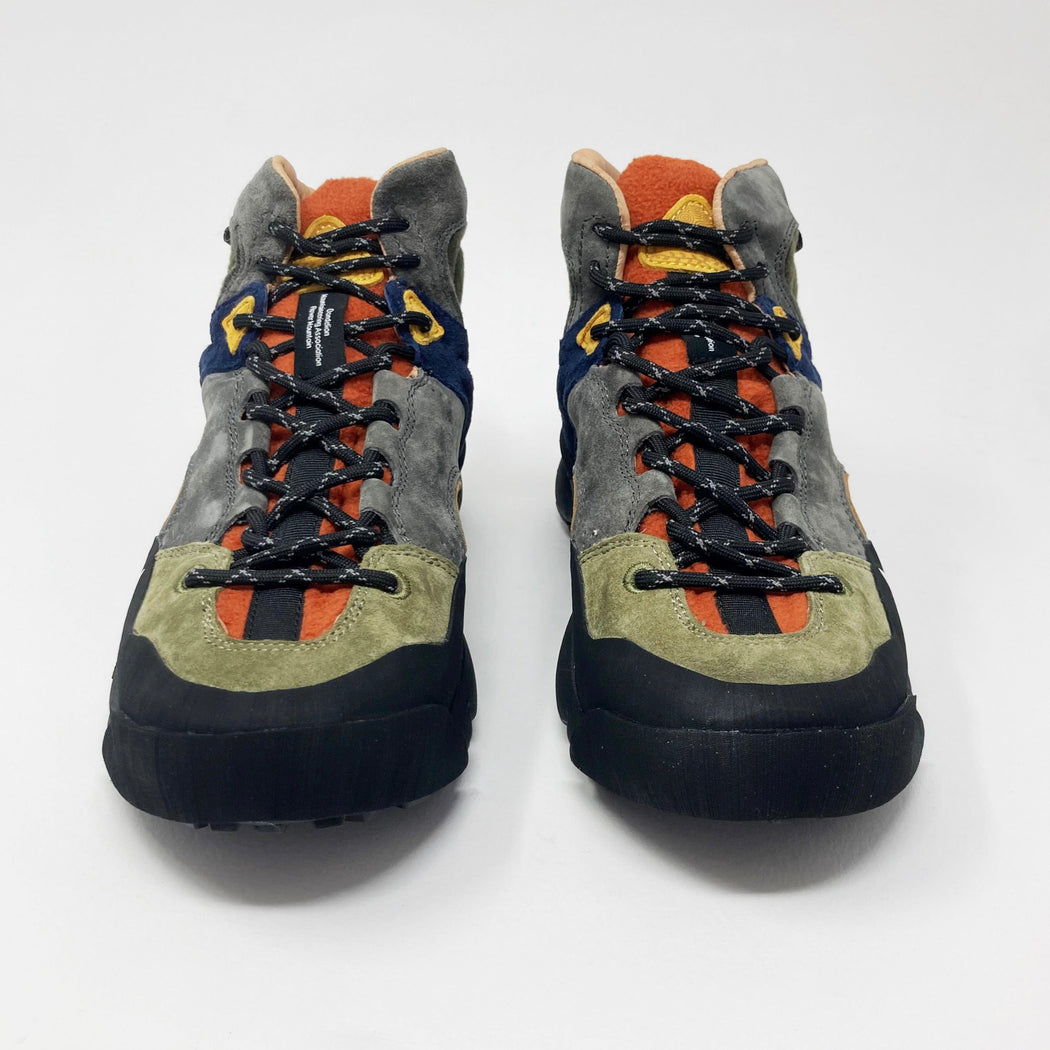 Flower Mountain U Back Country Waterproof Mid Suede / Pile Grey-Military-S TRAINERS  - ZIGZAG Footwear