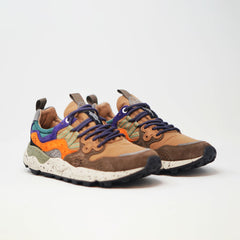 Flower Mountain Yamano 3 Suede U Nylon Taupe Beige Zucca VV TRAINERS  - ZIGZAG Footwear