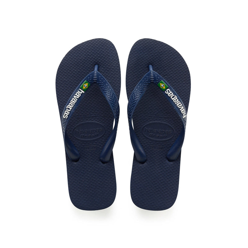 Havaianas Brazil Logo Navy SANDALS  - ZIGZAG Footwear