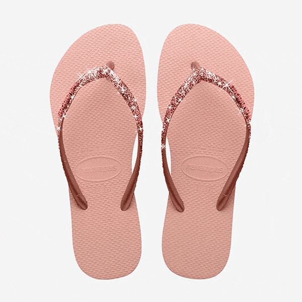 Havaianas Slim Glitter II Ballet Rose