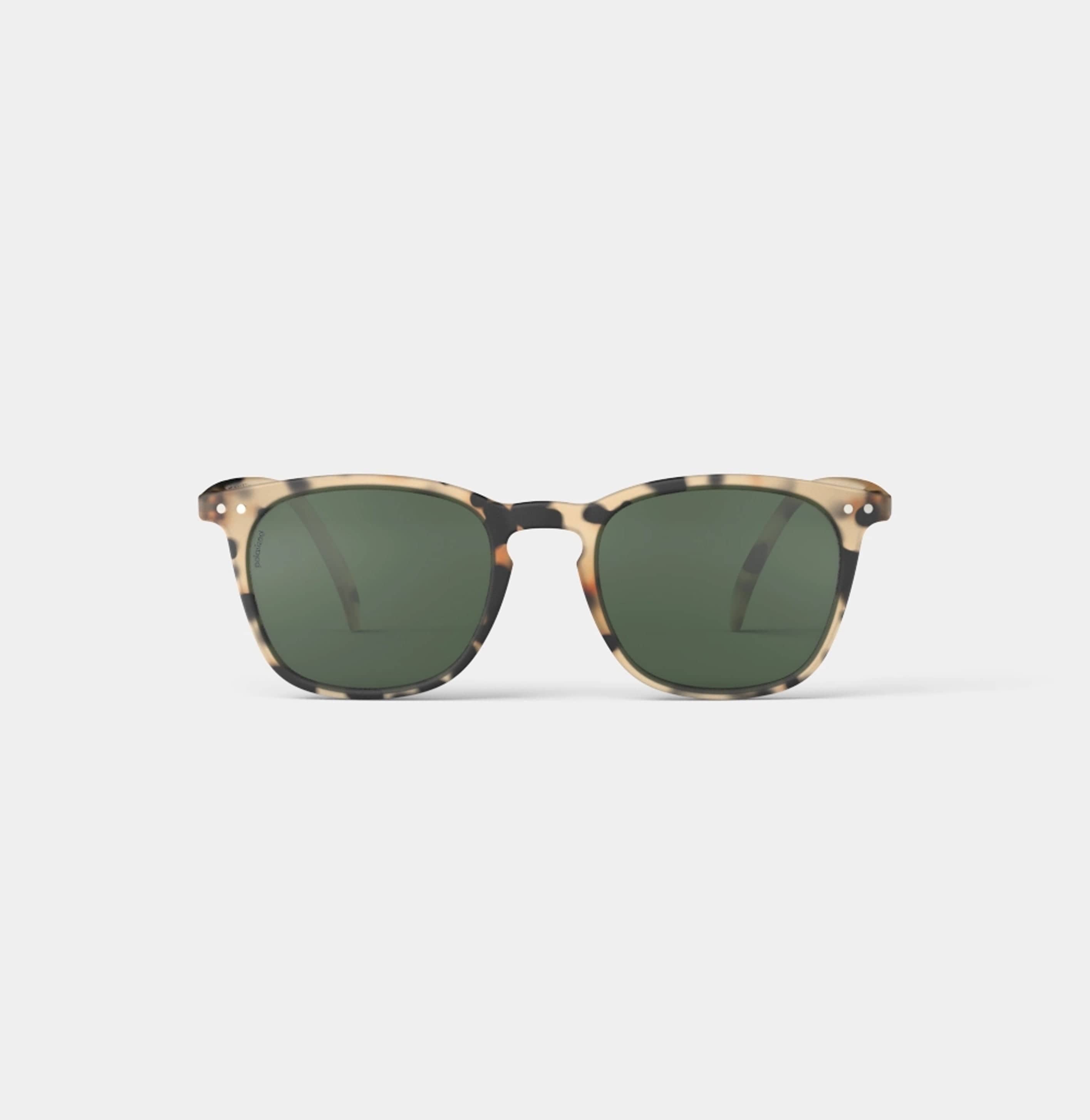IZIPIZI #E Sunglasses Light Tortoise Polarized SUNGLASSES  - ZIGZAG Footwear