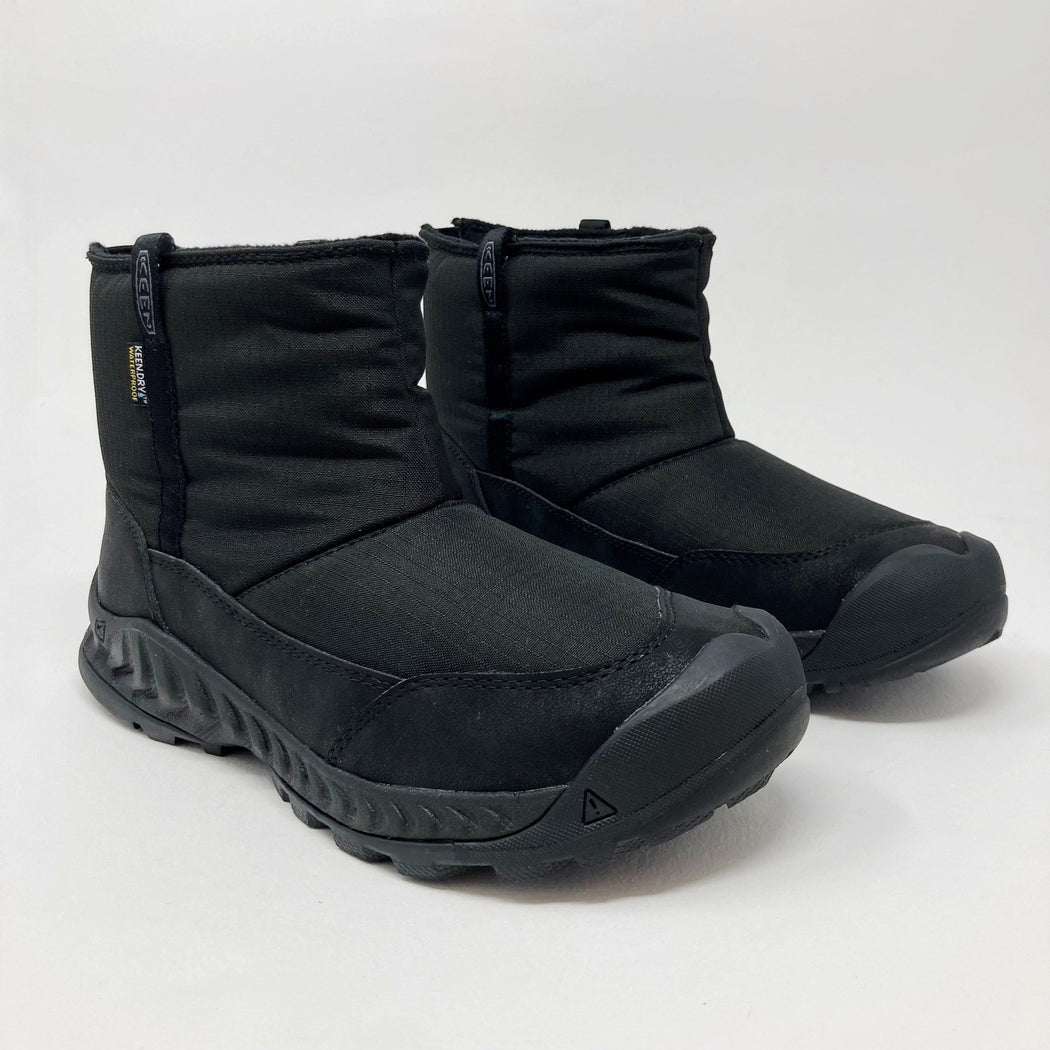 Keen W Hood Nxis Pull On Water Proof Black Black Boot SHOES  - ZIGZAG Footwear