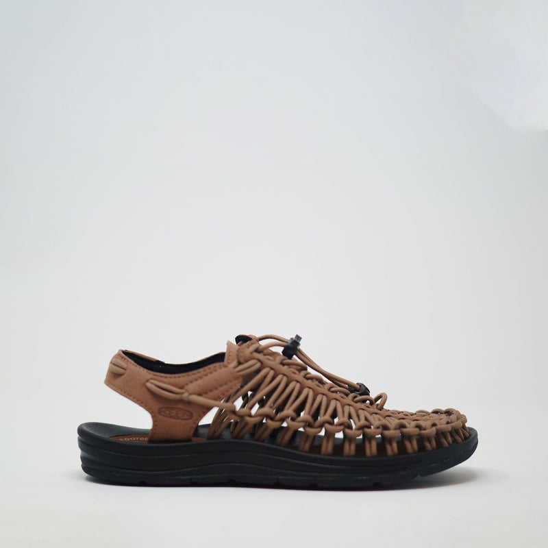 Keen Women's Uneek Sandals Raw Umber Earth SHOES  - ZIGZAG Footwear