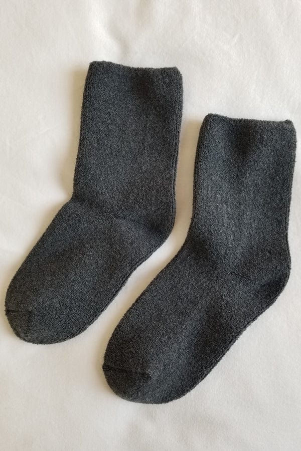 Le Bon Shoppe Cloud Socks Charcoal Socks  - ZIGZAG Footwear