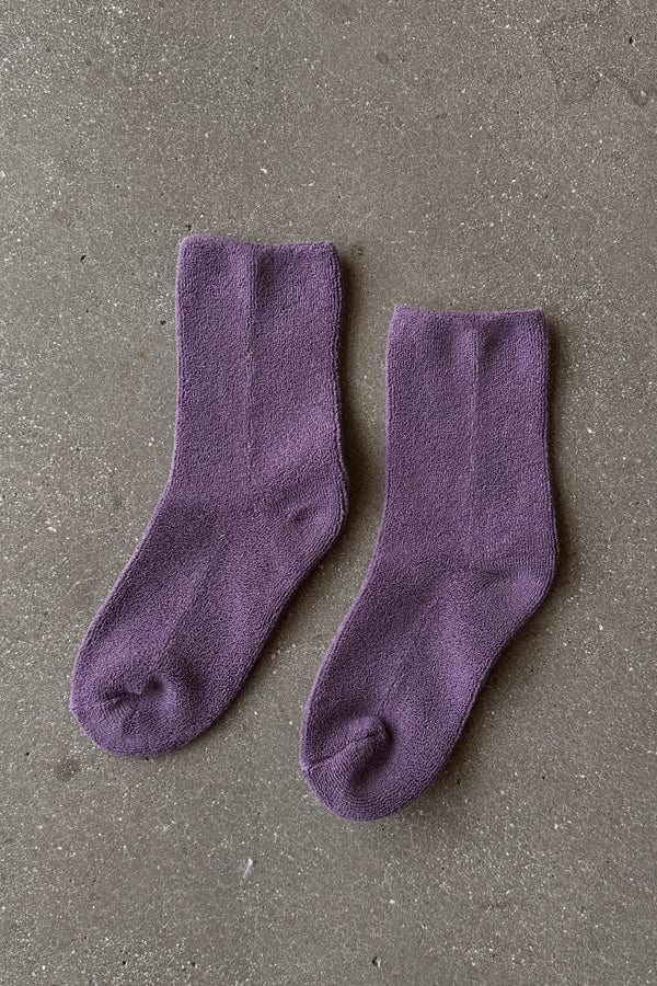Le Bon Shoppe Cloud Socks Plum Socks  - ZIGZAG Footwear