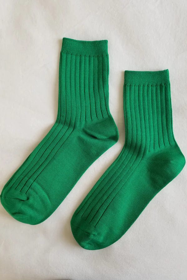 Le Bon Shoppe Her Cotton Socks Kelly Green Socks  - ZIGZAG Footwear